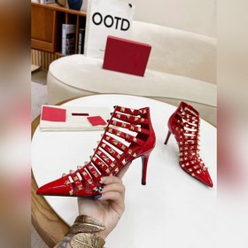 Valentino, высококачественная кожаная подошва, каблук 8 см Класси
