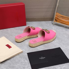 Оригинальная копия Valentino/Валентино рыбацкие туфли с подошвой 