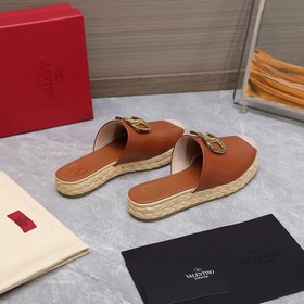 Оригинальная копия Valentino/Валентино рыбацкие туфли с подошвой 