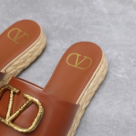 Оригинальная копия Valentino/Валентино рыбацкие туфли с подошвой 