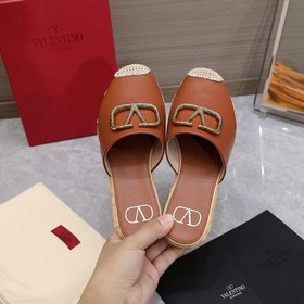 Оригинальная копия Valentino/Валентино рыбацкие туфли с подошвой 