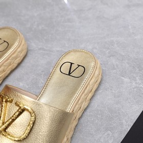 Оригинальная копия Valentino/Валентино рыбацкие туфли с подошвой