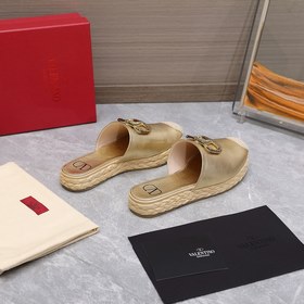 Оригинальная копия Valentino/Валентино рыбацкие туфли с подошвой 