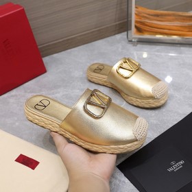 Оригинальная копия Valentino/Валентино рыбацкие туфли с подошвой 