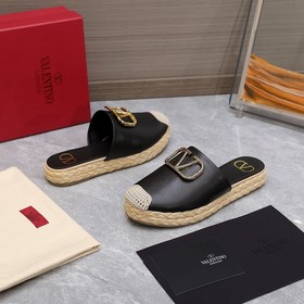 Оригинальная копия Valentino/Валентино рыбацкие туфли с подошвой 