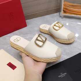 Оригинальная копия Valentino/Валентино рыбацкие туфли с подошвой 