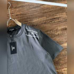 Chanel 2023Ss весна-лето новейшая модель короткорукавной футболки
