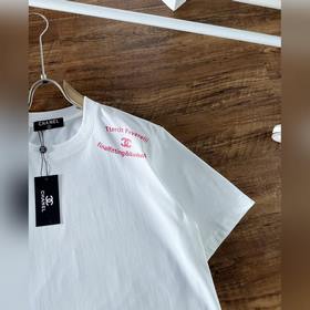 Chanel 2023Ss весна-лето новейшая модель короткорукавной футболки