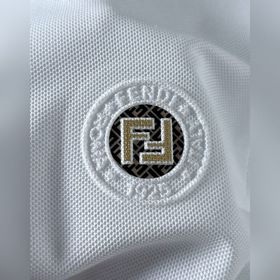 Fendi весна-лето 2023 короткий рукав, шелковистый хлопок, поло дл