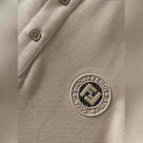 Fendi весна-лето 2023 короткий рукав, шелковистый хлопок, поло дл