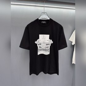 Chanel 2023 весна-лето новейшая модель короткорукавной футболки,
