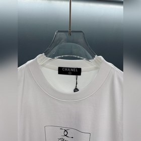 Chanel 2023 весна-лето новейшая модель короткорукавной футболки, 