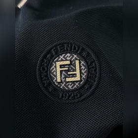 Fendi весна-лето 2023 короткий рукав, шелковистый хлопок, поло дл