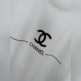 Chanel 2023 Ss весна-лето новейшая модель короткорукавной футболк