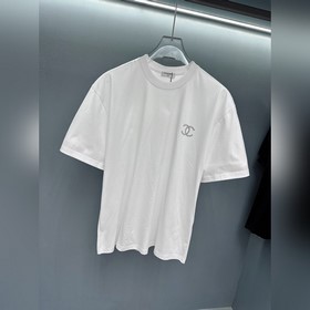 Новейшая модель короткорукавой футболки Chanel 2023Ss весна-лето,