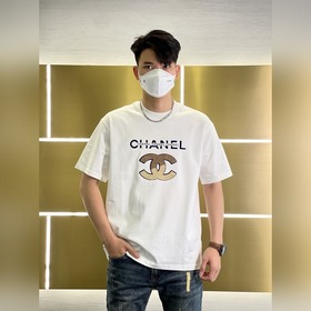 CHANE* Новая модель широкой футболки T.23S от Chanel для мужчин и