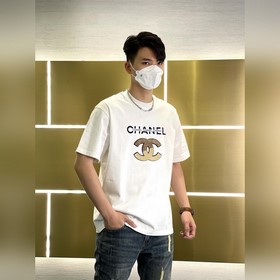 CHANE* Новая модель широкой футболки T.23S от Chanel для мужчин и