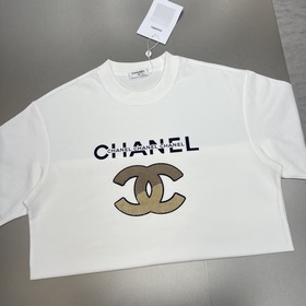 CHANE* Новая модель широкой футболки T.23S от Chanel для мужчин и