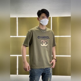CHANE* Новая модель широкой футболки T.23S от Chanel для мужчин и
