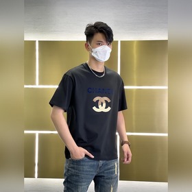 CHANE* Новая модель широкой футболки T.23S от Chanel для мужчин и