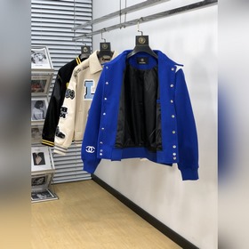 Chanel Осень-зима Новая модель мужской куртка из шерстяного твила