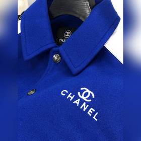 Chanel Осень-зима Новая модель мужской куртка из шерстяного твила
