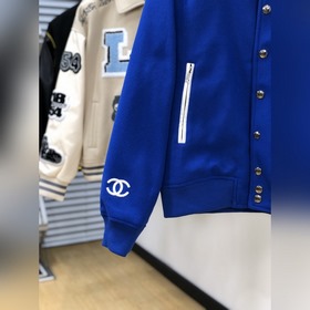 Chanel Осень-зима Новая модель мужской куртка из шерстяного твила