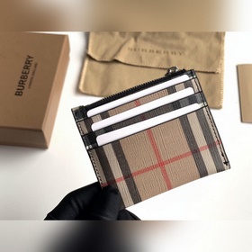 Burberry Карман для карт Vintage из экологически чистого полотна 