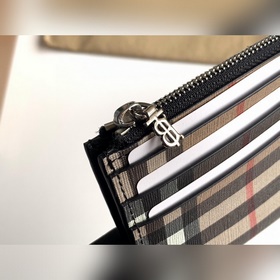 Burberry Карман для карт Vintage из экологически чистого полотна 