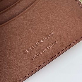 Кожаный кошелек Burberry House с клетчатым узором 【B-House】 Ориги