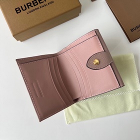 Кожаный кошелек Burberry House с клетчатым узором 【B家】 Оригинальн