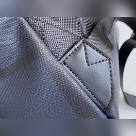 Рюкзак Burberry из ПВХ с клетчатым узором Модель： 2070, угольно-с