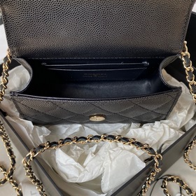 23p Chanel Kelly сумка с длинной ручкой Модель： AP3237 Материал： 
