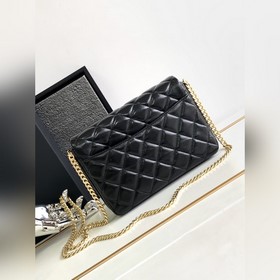 24 см, большой логотип Chanel 23p с большой золотой застежкой Cha