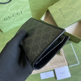 Новый чехол для костюма из ткани GG Supreme с кожаной окантовкой