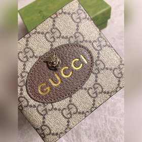 Оригинальное качество ~ Короткий кожаный кошелек GG Supreme из вы