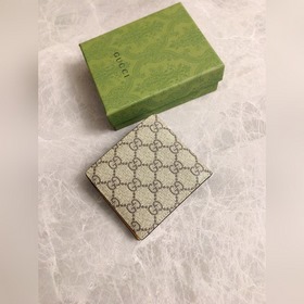 Оригинальное качество ~ Короткий кожаный кошелек GG Supreme из вы
