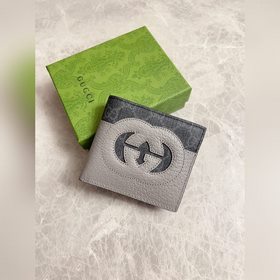 Новейший мужской кошелек Gucci с ажурными двойными G-образными де