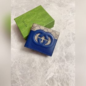 Новейший мужской кошелек Gucci с ажурными двойными G-образными де