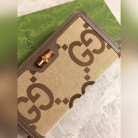 Кошелек Gucci Diana с бамбуковым узором — кошелек на молнии, соче