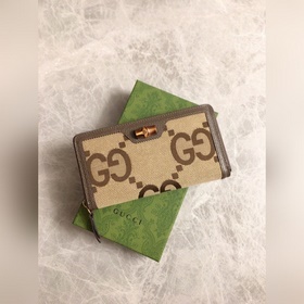 Кошелек Gucci Diana с бамбуковым узором — кошелек на молнии, соче