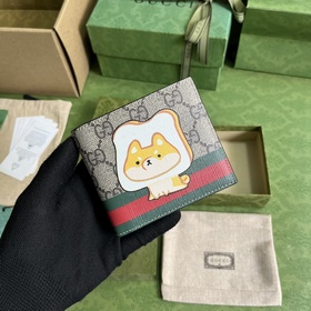 Короткий кошелек Gucci с принтом виде животных. Работы американск