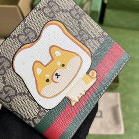 Короткий кошелек Gucci с принтом виде животных. Работы американск
