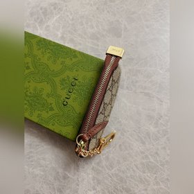 GG новый маленький кошелек для мелочи ~ Красная сумка из импортно