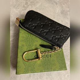 GG новый маленький кошелек для мелочи ~ Красная сумка из импортно