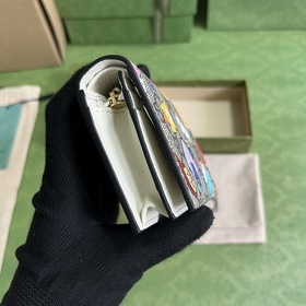 Карман для карт с двойным G AABG7 Принт оживляет несколько класси