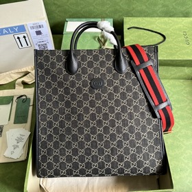 Большая сумка-тоут из кожи денима от Gucci из серии «Aria-Fashion