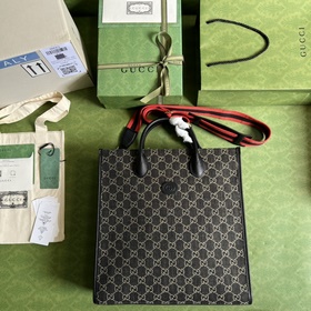 Большая сумка-тоут из кожи денима от Gucci из серии «Aria-Fashion