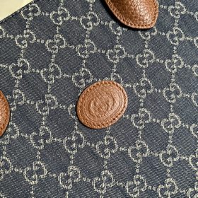 Большая сумка-тоут из кожи денима от Gucci из серии «Aria-Fashion