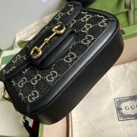 Сумка Gucc1955 Horsebit Bag! Классическая пряжка виде конской узд